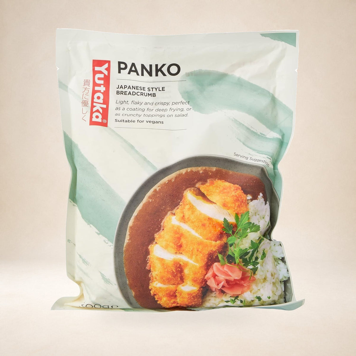 Yutaka Panko Bread Crumbs 300g on a warm studio background