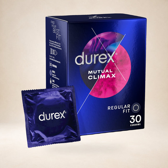 Durex Condom on a warm studio background