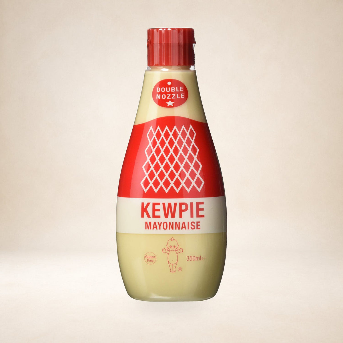 Kewpie Mayonnaise on a warm studio background