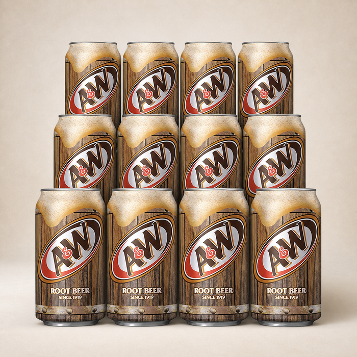 A&W Root Beer 355ml case of 12 cans