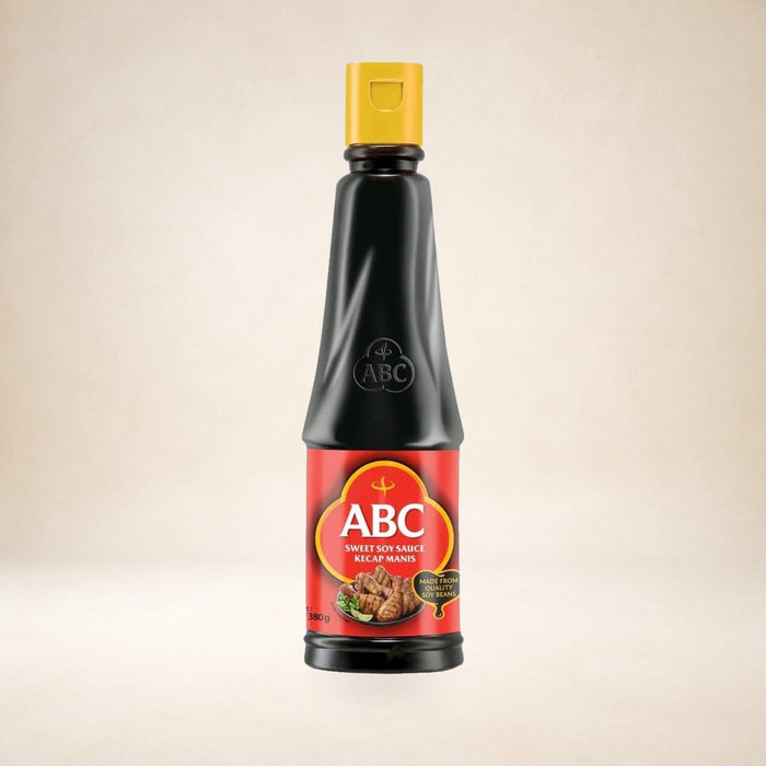ABC Kecap Manis Sweet Soy Sauce 275ml on a warm studio background