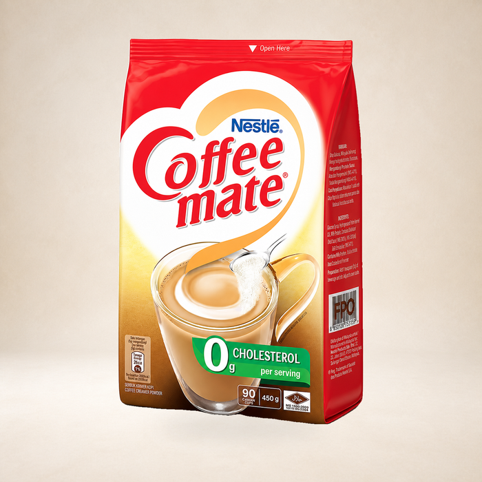 Nestlé Coffee mate Original Coffee Whitener 450g on a warm studio background