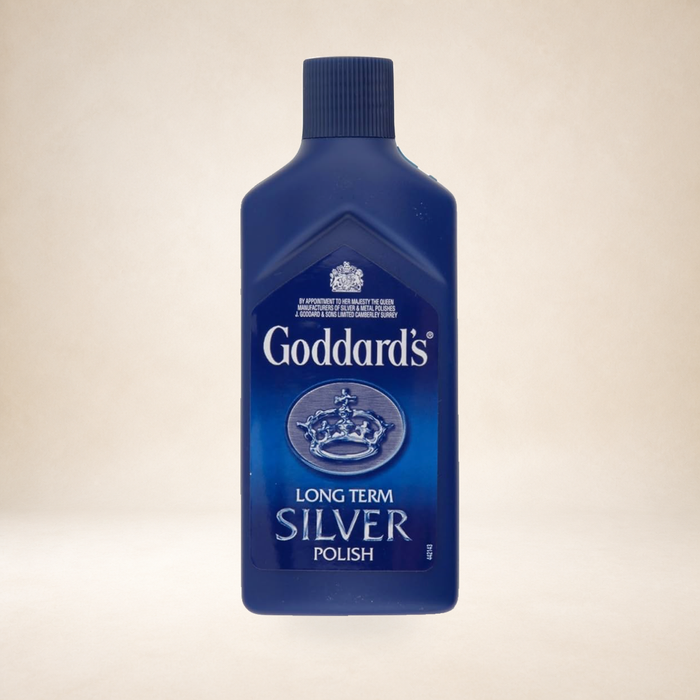 Goddard's Silver Polish 125ml on a warm studio background