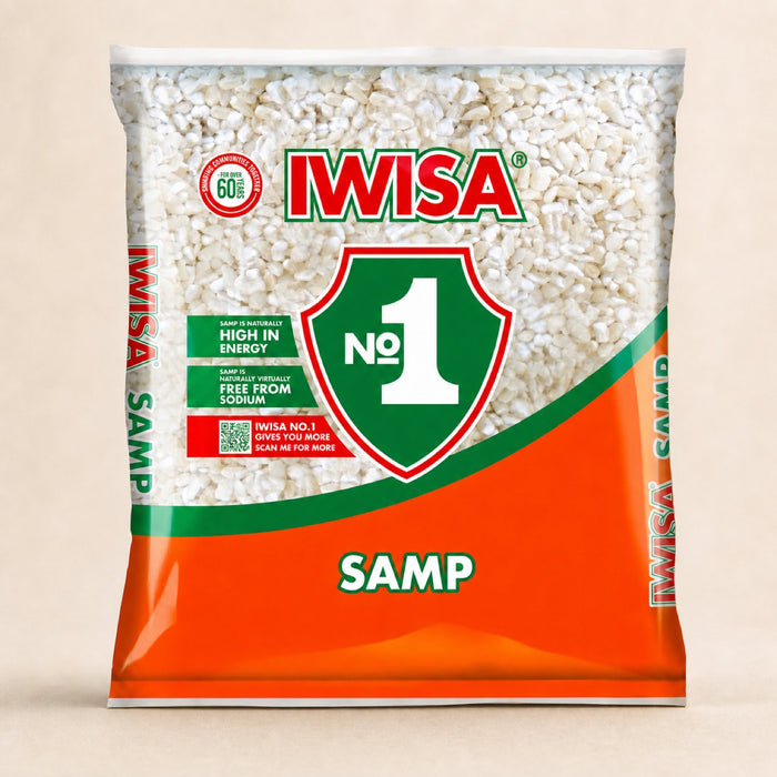 Iwisa Samp 1kg on a warm studio background